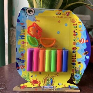 Đất Nặn 7 Màu Neon Gstar GS0705 Kèm 3 Khuôn