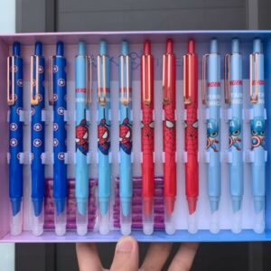 Hộp 12 Bút Máy Bấm Viết Tẩy Xóa