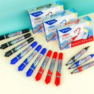 Hộp 10 Cây Bút Lông Dầu 2 Đầu Thiên Long PM09